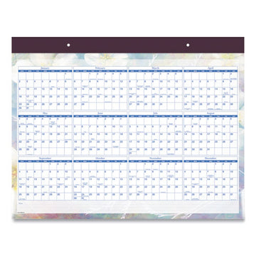 AT-A-GLANCE® Dreams Desk Pad Calendar, Seasonal Artwork, 21.75 X 17, Black Binding, Clear Corners, 12-month (jan-dec): 2022 freeshipping - TVN Wholesale